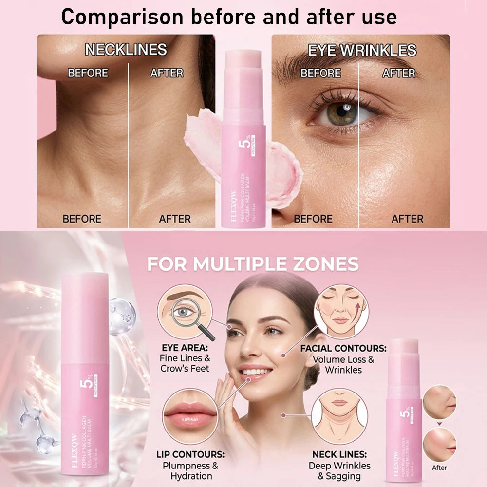 Pink Collagen Rich Multi Effect Cream, A Portable Moisturizing Stick That Combines Multiple Effects